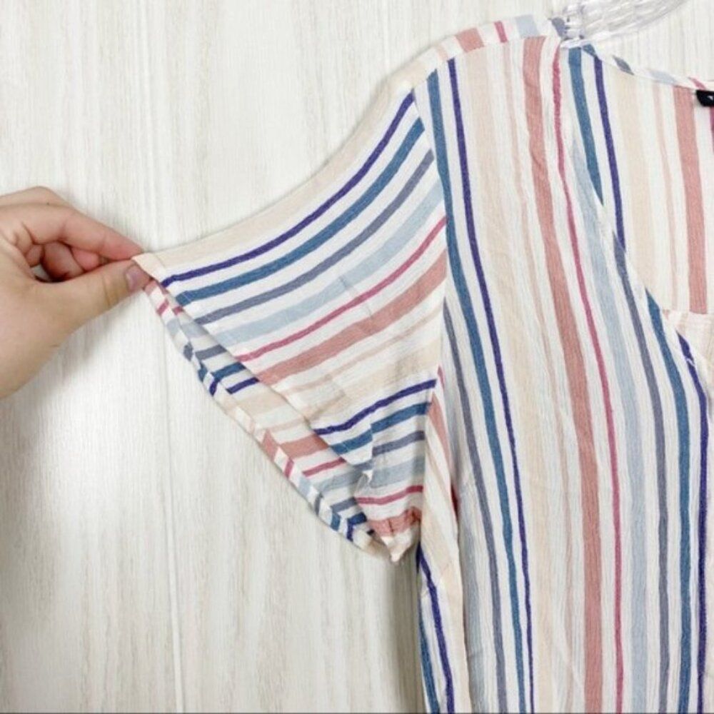 Torrid | Multi-Stripe Gauze Button Front Top 2x - image 5